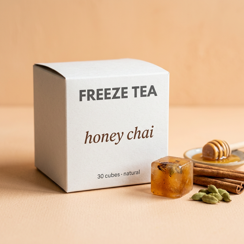 Honey Chai Cube verpakking